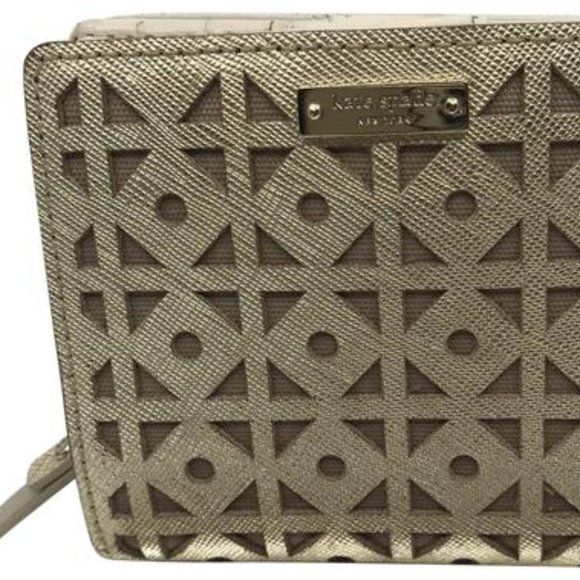 kate spade thick patterned wallet & change - Picture 1 of 8